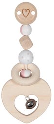 Goki Clip corazón - Decoración para cochecito multicolor