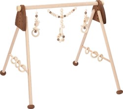Goki gimnasio de madera para bebés ardilla - gimnasio de madera, multicolor