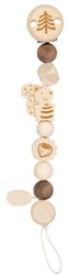 Goki cadena chupete accesorio bebé ardilla multicolor madera
