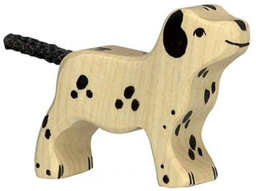 Holztiger figura de juego de madera dálmata para niños - juguete educativo