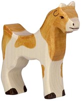 Holztiger cabra de madera figura de juego juguete sostenible artesanal