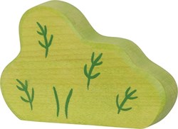 Holztiger arbusto de madera - figura de juego sostenible para niños