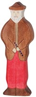 Holztiger figura abuelo de madera hecha a mano y sostenible