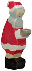 Holztiger Papá Noel de madera figura de juego decoración navideña