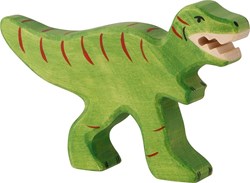 Holztiger dinosaurio de madera Tyrannosaurus Rex figura de juego