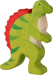 Holztiger dinosaurio de madera spinosaurus figura de juego sostenible
