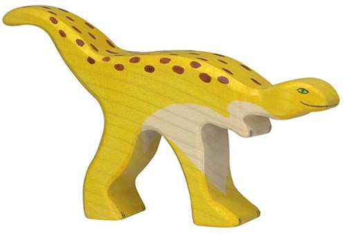 Holztiger dinosaurio de madera Staurikosaurus figura educativa