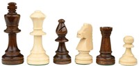Philos juego de ajedrez torneo negro con caja de madera para piezas-2