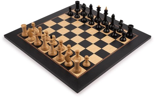 Philos juego de ajedrez deluxe tablero de madera casilla 50 mm