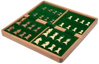 Philos juego de ajedrez cassette de madera casilla 38 mm clásico-2