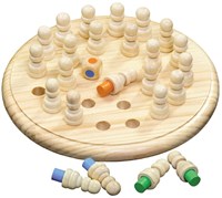 Philos juego de memoria de madera juego memory para niños y familia