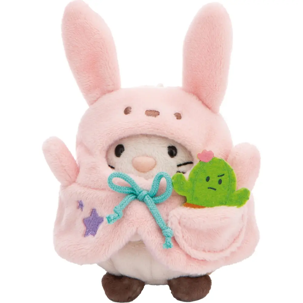 Nici peluche gato Angy 8cm con cactus - juguete suave y adorable