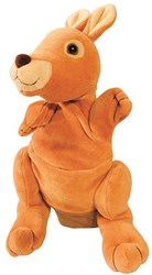 Beleduc marioneta canguro peluche juguete teatro de títeres