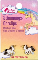 Spiegelburg Stimmungs-Ohrclips Einhorn-Paradies, sort.