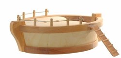 Ostheimer barco Arca de madera con escalera - juguete sostenible