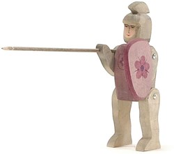 Ostheimer caballero figura de juego montando rojo juguete de madera