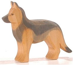 Ostheimer pastor alemán de madera figura de juguete artesanal FSC