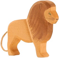 Ostheimer figura de león de madera para niños y adultos