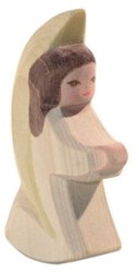 Ostheimer ángel de madera blanco figura decorativa Navidad habitación infantil