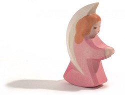 Ostheimer ángel de madera rosa - figura de juego para niños y coleccionistas