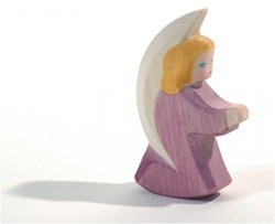 Ostheimer ángel de madera violeta figura decoración habitación infantil