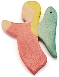 Ostheimer ángel de madera rojo decoración navideña juguete