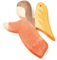 Ostheimer ángel de madera naranja figura de juego artesanal FSC
