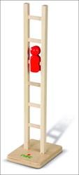nic juguete de madera escalera rodante - juguete educativo de escalada para niños