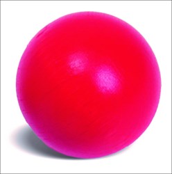 nic pelota de juguete de madera roja - pelota educativa