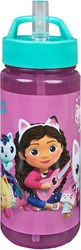 van der Meulen Botella Gabby's Dollhouse 500ml con pajita - niños