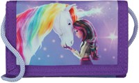 Cartera Unicorn Academy para niños con cordón y diseño colorido