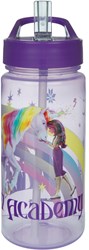 Botella Unicorn Academy 500ml diseño unicornio arcoíris