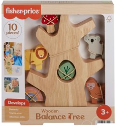 Fisher-Price árbol de equilibrio de madera juguete educativo FSC