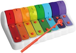 KiddyGo xilófono juguete colorido con rodillos - diversión musical