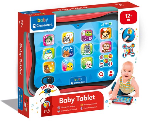 Clementoni tablet educativo para bebés - juguete interactivo desde 1 año