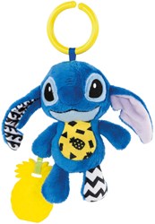 Clementoni Stitch peluche bebé - juguete sensorial azul