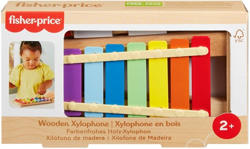 Mattel xilófono de madera Fisher-Price instrumento musical para niños