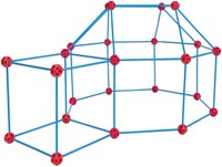 Betzold set de construcción XXL juguete geométrico - 49 palos 28 bolas STEM-2