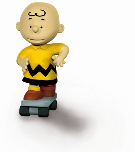 Schleich Peanuts - Charlie Brown Skateboarder 22076