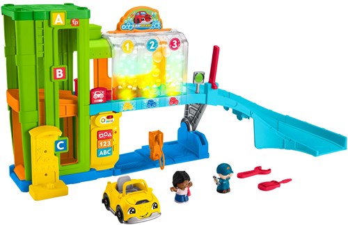 Fisher-Price Little People Garage - Garaje de Juguete Interactivo Coches-3