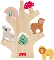 Fisher-Price juego de equilibrio de madera juguete educativo multicolor