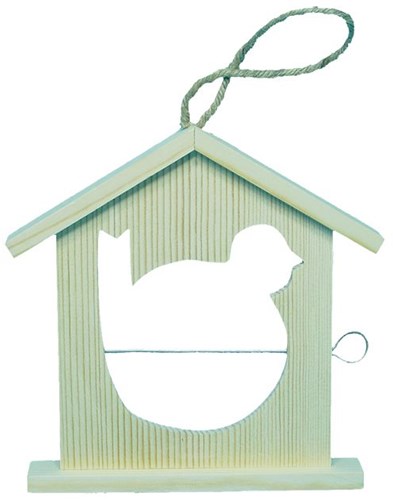 Casita comedero de madera kit creativo juguete para niños-2