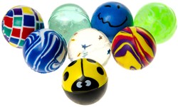 100 mezcla de pelotas que rebotan 27 mm. 8620