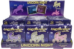Brilla en la oscuridad Unicornio 3 burros. 8881