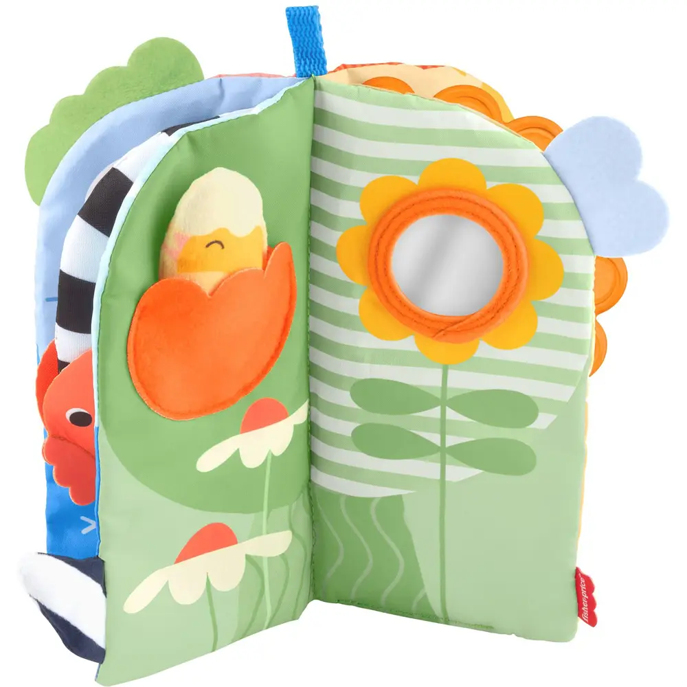 Fisher-Price juguete para bebés libro sensorial suave con estaciones