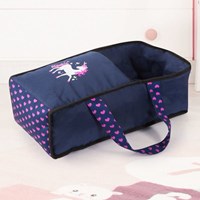 Bayer Chic 2000 cochecito de muñecas City Star azul y rosa - manillar ajustable-3