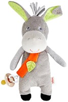 Haba peluche cadena chupete Burro Elwood - suave peluche para bebé