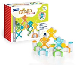 Guidecraft set de construcción magnética - Grippies Stackers 16 piezas