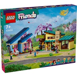 LEGO Friends casa de muñecas Olly y Paisley - 42620 set de construcción juguete