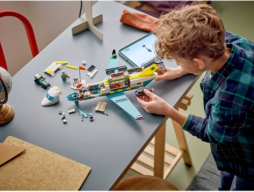 LEGO City Avión ambulancia juguete misión de rescate 60465-3